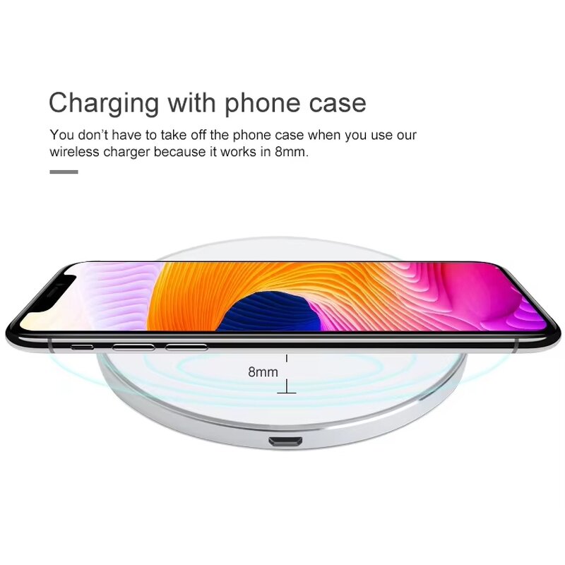 Wireless Charger - Manufacturer 15W Fast Aluminum Alloy Pad CE FCC ROHS Certified