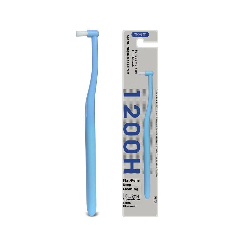 Pet Toothbrush - Manufacturer Mo-Emi Orthodontic Single Beam Flat Hard Hair Small Dog