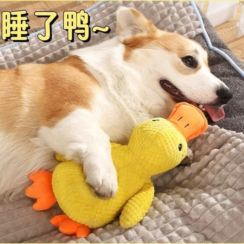Pet Toy - Manufacturer Interactive Plush Duck Silicone Molar Bite-Resistant Dog Cat