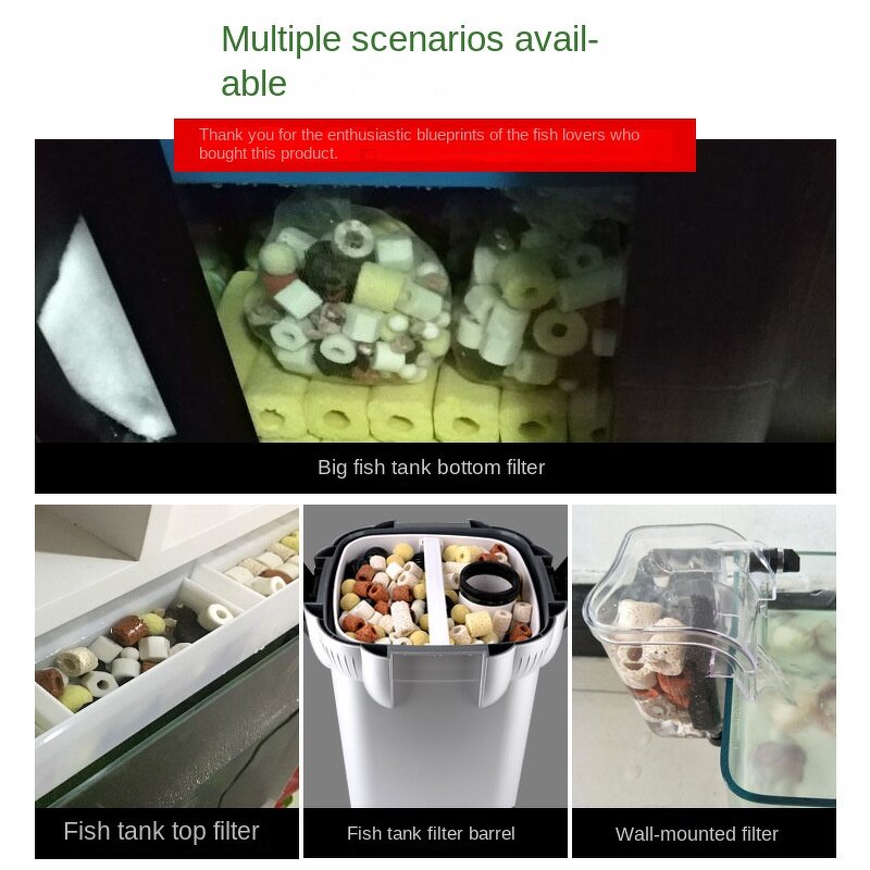 Filter Material - Manufacturer Biochemical Ball Ceramic Ring Turtle Tank Aquarium