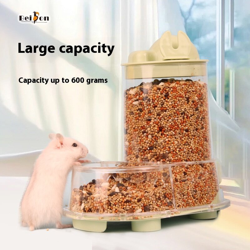 Hamster Feeder - Manufacturer Large Capacity Automatic Transparent PP Plastic Bowl