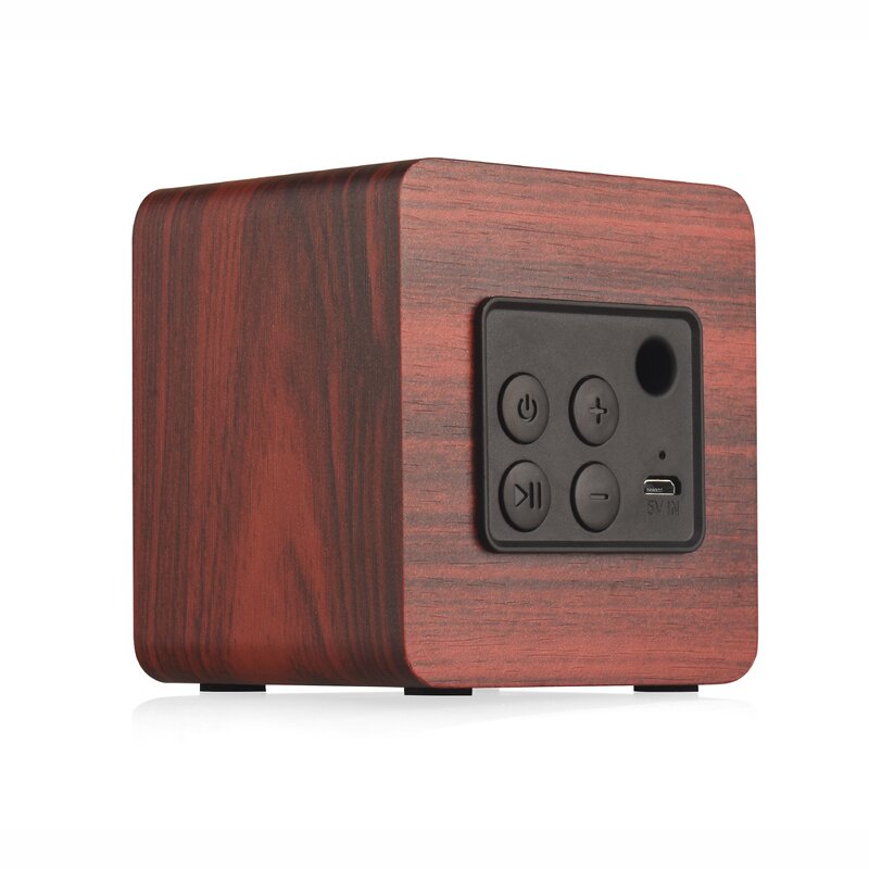 Speaker - Manufacturer Vintage Mini Retro Wood 5W Battery Operated Mobile Phone