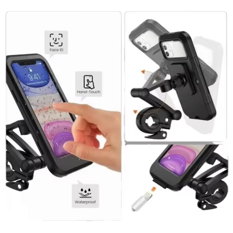 Phone Mount - Manufacturer 360° Adjustable Bike Motorcycle Bicycle Waterproof Handlebar