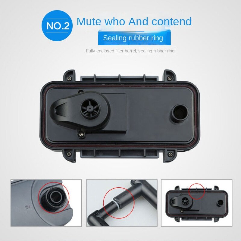 Aquarium - Manufacturer HBL-802-803 Wall-Mounted Acrylic 220V Filter Pump Bubble