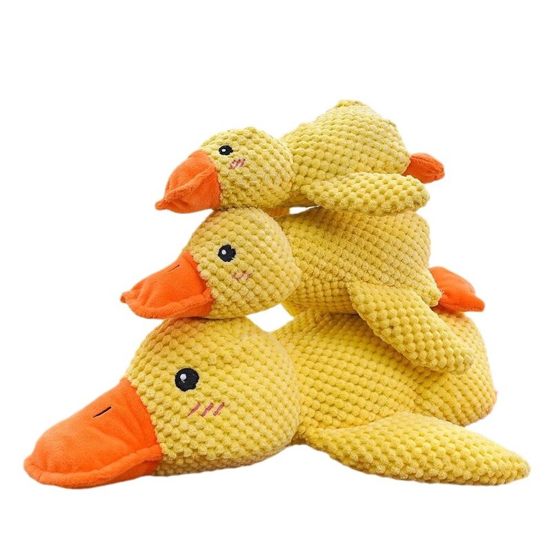 Pet Toy - Manufacturer Interactive Plush Duck Silicone Molar Bite-Resistant Dog Cat