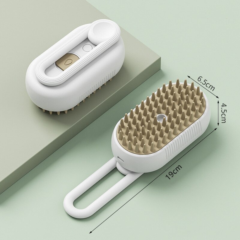 Pet Grooming Comb - Manufacturer 3-in-1 Self-Cleaning Steam Charge-Powered Dog Cat