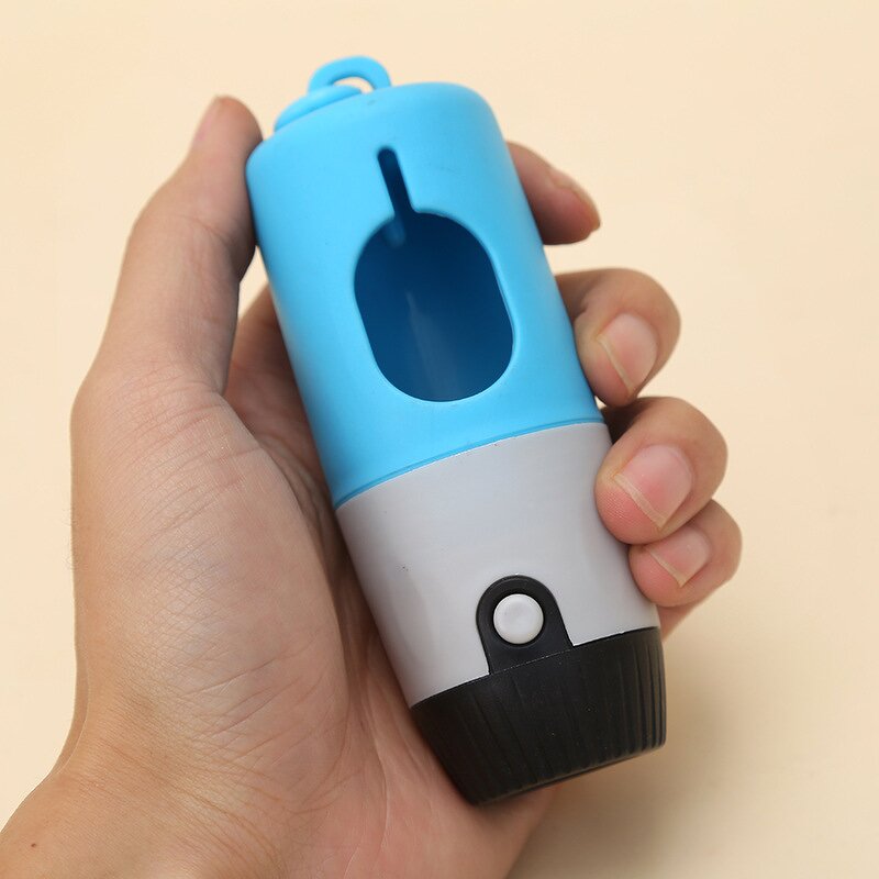 Poop Bag Dispenser - Manufacturer Portable LED Electric Light Eco-Friendly Plastic Dog