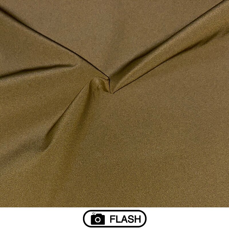 Reflective Fabric Manufacturer - Gold Single Jersey Water-Resistant for Clothing