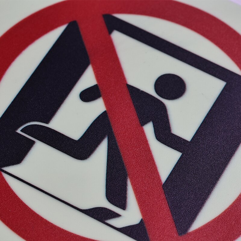 Exit Sign Manufacturer - Self-Adhesive Glow-in-the-Dark PVC 16mil Thick