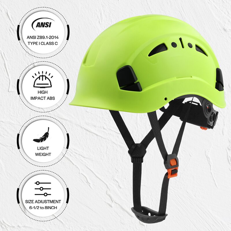 Safety Helmet Manufacturer - Premium ANSI Z89.1 Lightweight ABS Secure Fit