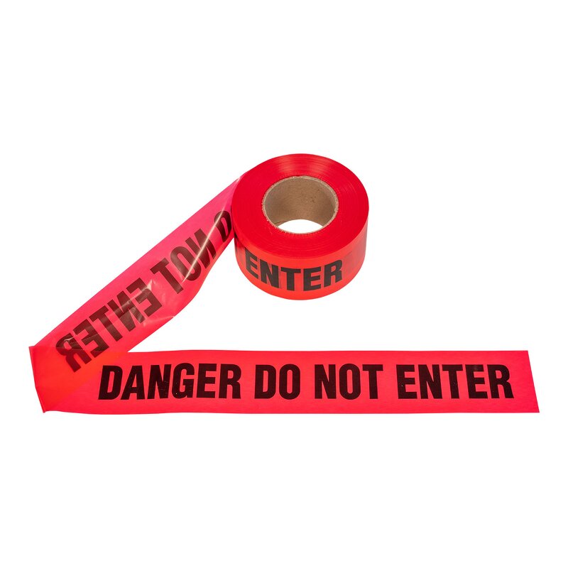 Caution Tape Manufacturer - Yellow & Black PE for Hazardous Areas