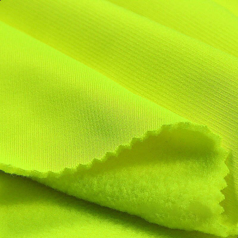 Fleece Fabric Manufacturer - Polyester Check Jacquard with Reflective Feature