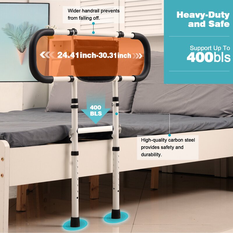 Bed Rail Manufacturer - Portable Adult Hospital Bed Railing