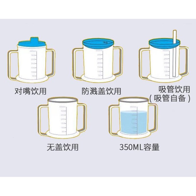 Water Cup Manufacturer - Dual Handle for Spilling Prevention