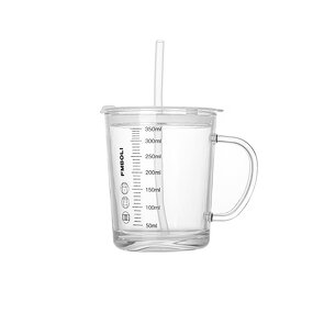 Milk Cup Manufacturer - 400ML Graduated Glass for Adults Elderly Care