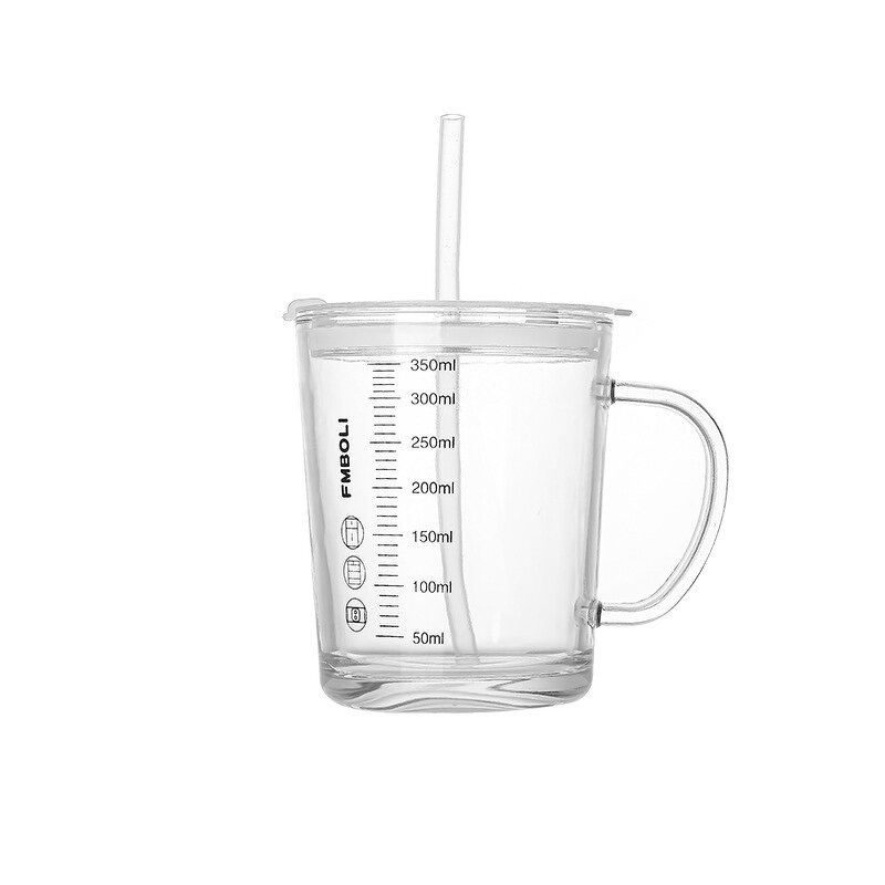 Milk Cup Manufacturer - 400ML Graduated Glass for Adults Elderly Care