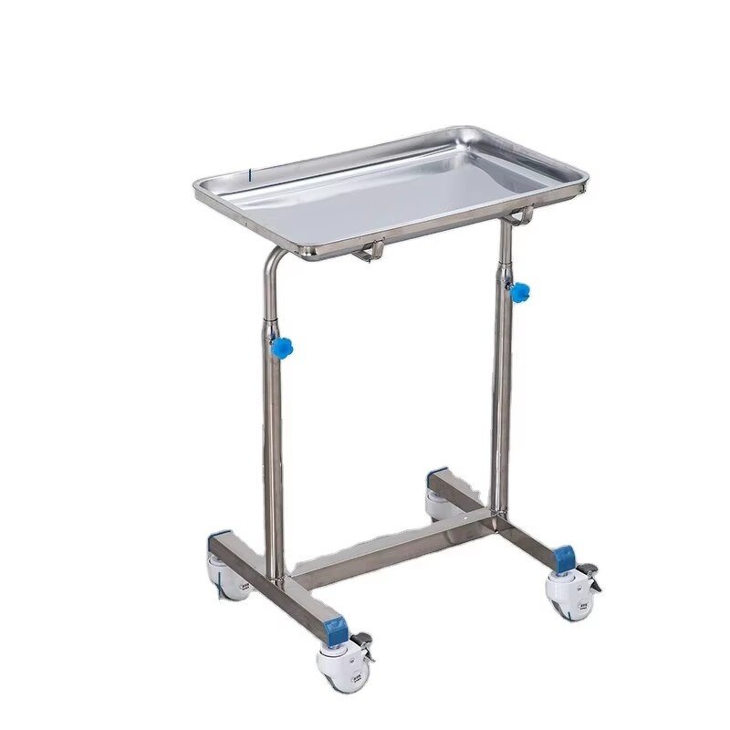 Dressing Trolley Manufacturer - Hospital Stainless Steel Three-layer