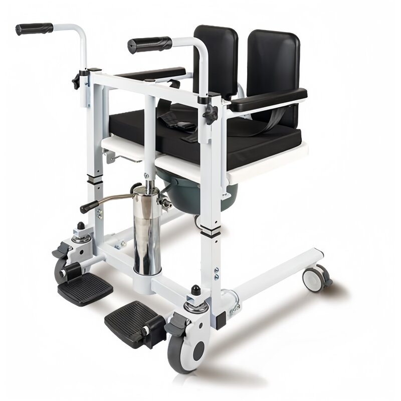 Patient Lift Manufacturer - Hydraulic Transfer Wheelchair Nursing Commode