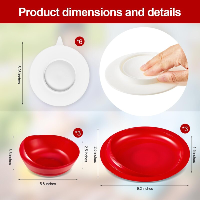 Tableware Set Manufacturer - Elderly Self-Feeding 3-Piece with Suction Cup