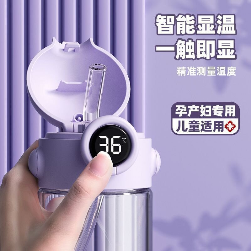 Smart Water Cup Manufacturer - Portable Warm with Gravity Ball Straw