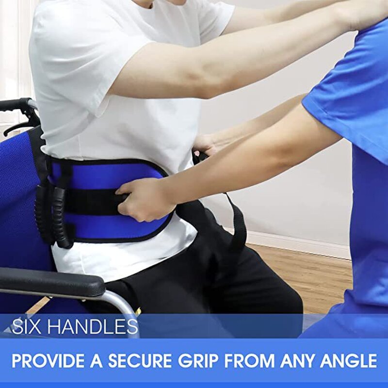 Gait Belt Manufacturer - Vinyl Custom Seniors Walking Assistance