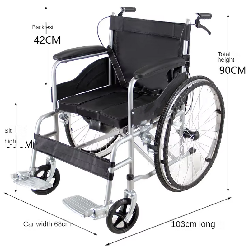 Wheelchair Manufacturer - Folding Portable Scooter Manual Steel