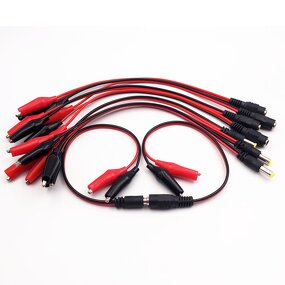 Battery Clip Cable - Manufacturer Red Black Male Female Alligator Clip With Plug