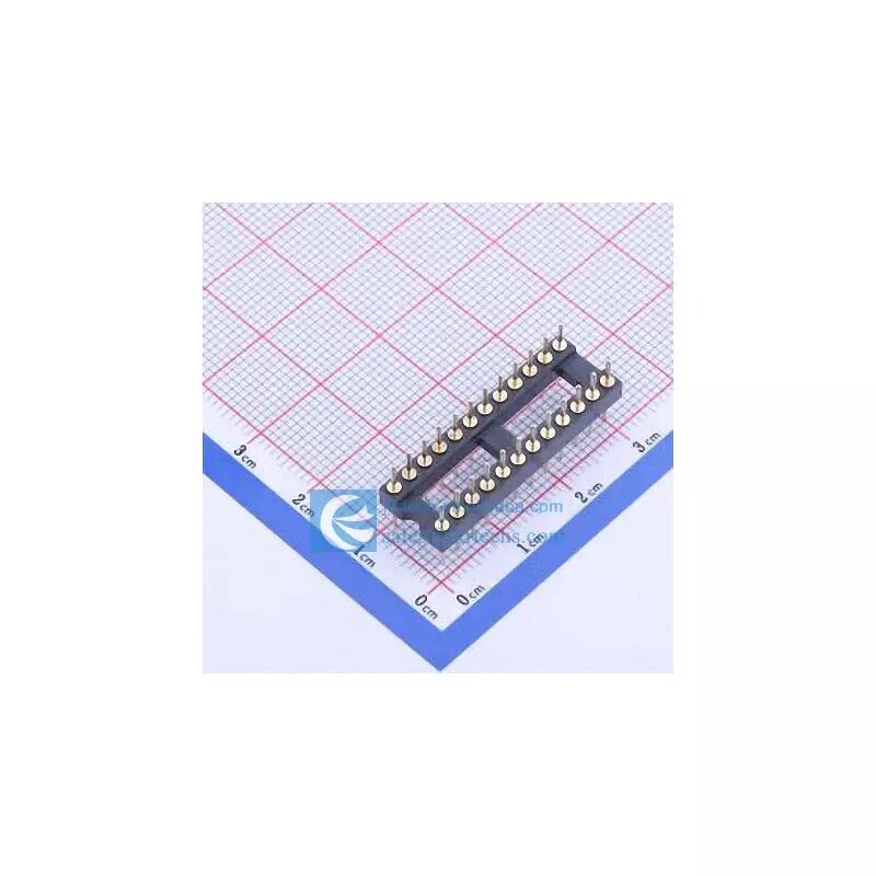 IC Socket - Manufacturer X5621wv-2x12-C762d1220 DIP-24 7.62mm 2.54mm