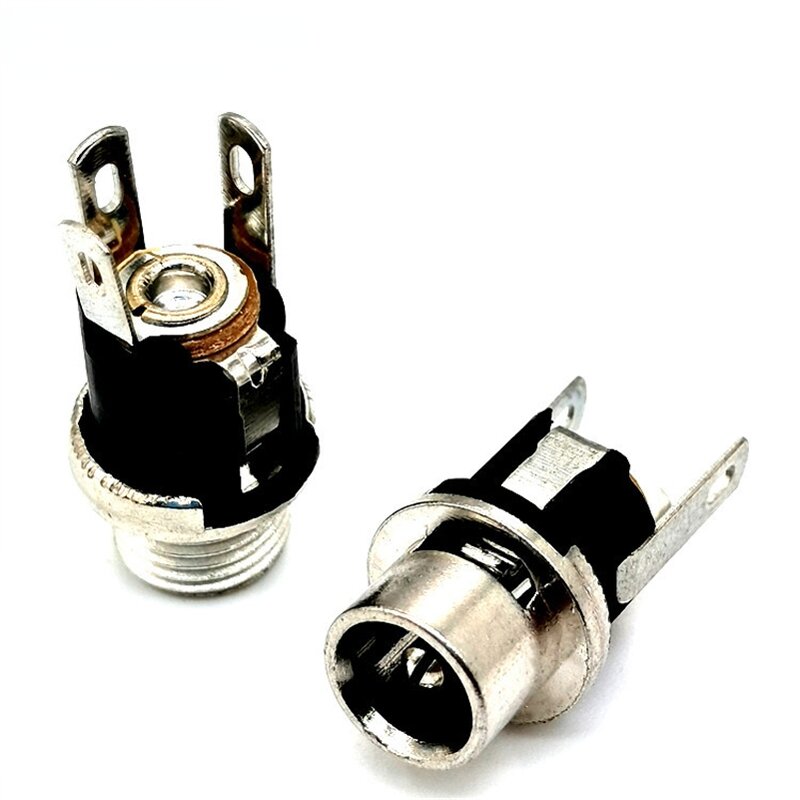 DC Power Jack - Manufacturer DC-025M 5.5*2.1mm 3P 8.5mm PCB Panel Mount
