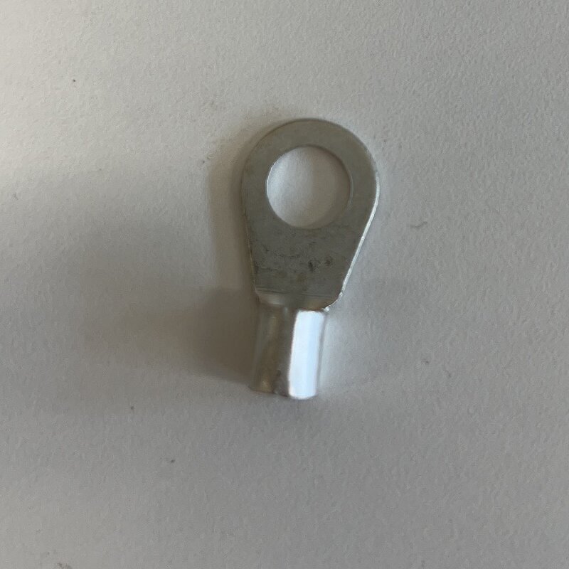 Cable Lug - Manufacturer 6.4mm Red Copper Round Spade Cold Pressing RNB8