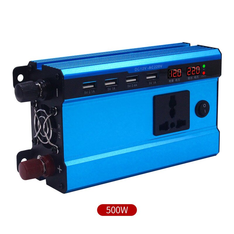Power Inverter - Manufacturer 4000W-5000W 12V to 220V 4USB Solar Car