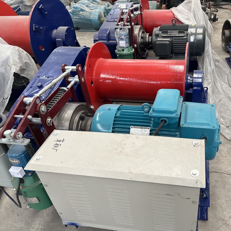 Electric Winch - Manufacturer 1-100Ton Variable Speed Steel Cable Traction Gearbox