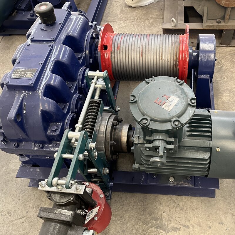 Electric Winch - Manufacturer 1-100Ton Variable Speed Steel Cable Traction Gearbox