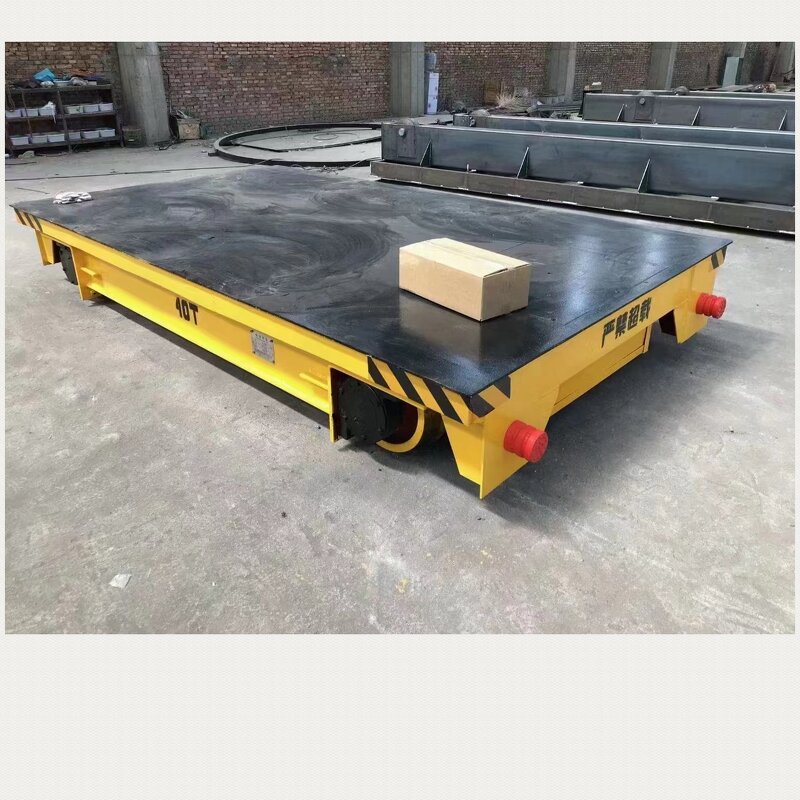 Electric Flat Car - Manufacturer Heavy-Duty Ladle Trackless System Cargo Storage