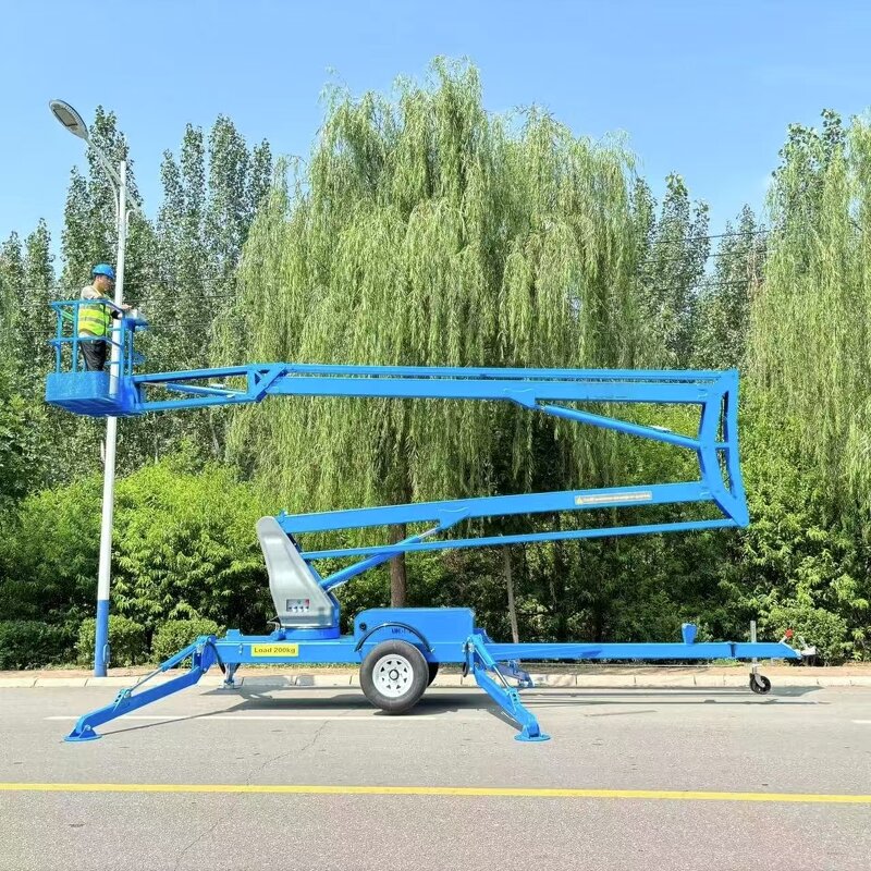 Scissor Lift - Manufacturer 8-12M Electric Crawler Motor Pump Aerial Work
