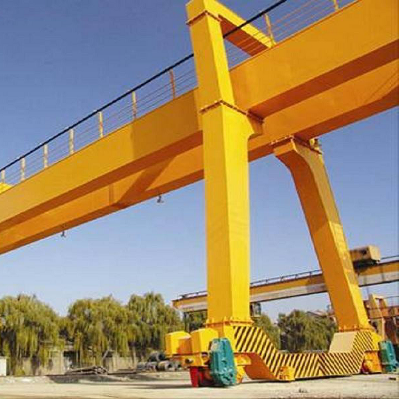 Gantry Crane - Manufacturer 2-50Ton Double Beam Track Moving Cement Stone Power Station