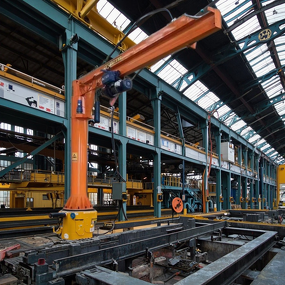 Jib Crane - Manufacturer BALANCE 1-5Ton 270° Electric Electromagnetic Sucker