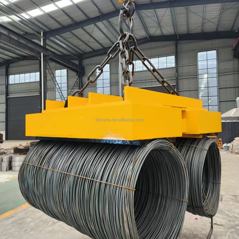 Electromagnetic Chuck - Manufacturer High-Power Scrap Iron Gantry Crane Lifting