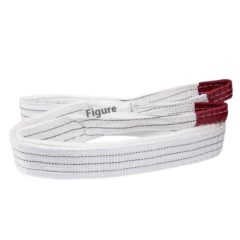 Webbing Sling - Manufacturer 2Ton White Polypropylene 3-10M Double Buckle Crane