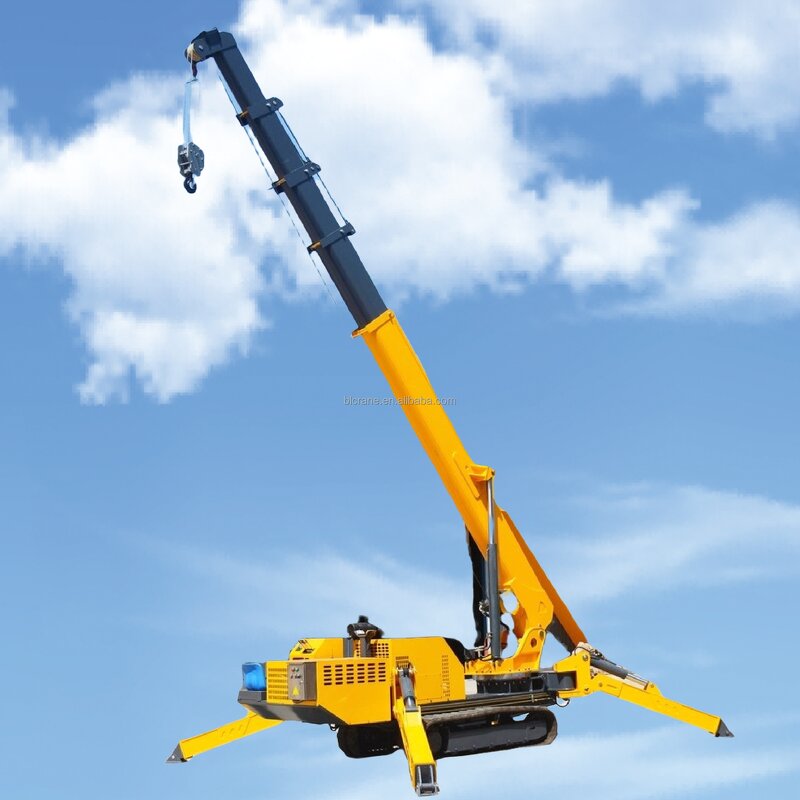 Spider Crane - Manufacturer 1-8Ton Telescopic Boom Mini Crawler Mobile Construction