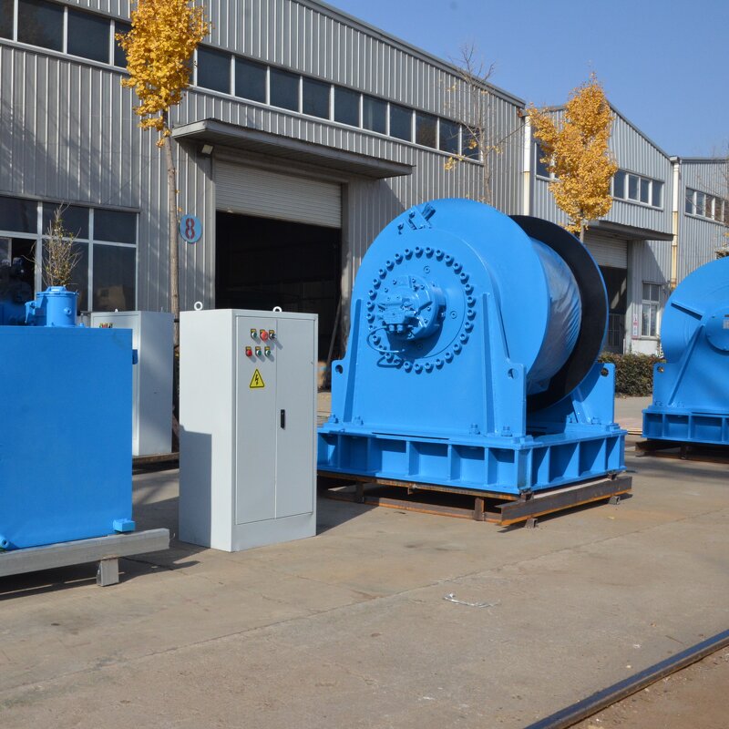 Marine Winch - Manufacturer 1-100Ton Class Approved Mooring 24V Electrical Boat