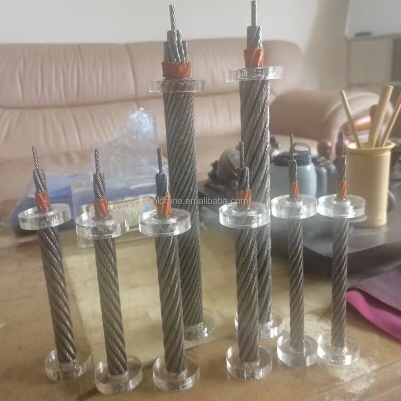 Steel Wire Rope - Manufacturer Galvanized Stainless Iron Crane Lifting Puley