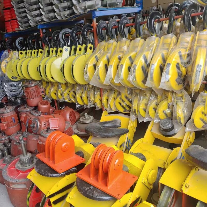 Pulley Block - Manufacturer 5-50Ton Fully Enclosed Gear Steel Single Hook Loader