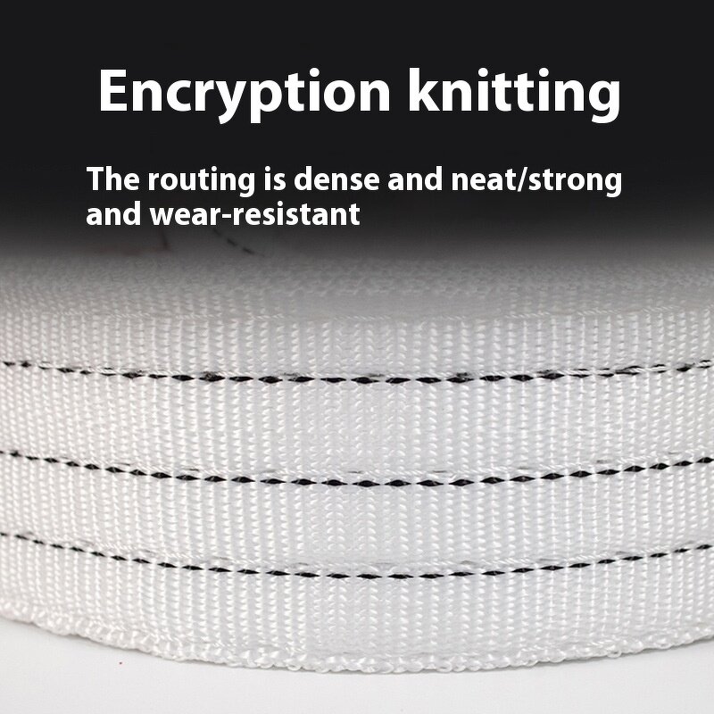 Webbing Sling - Manufacturer 2Ton White Polypropylene 3-10M Double Buckle Crane