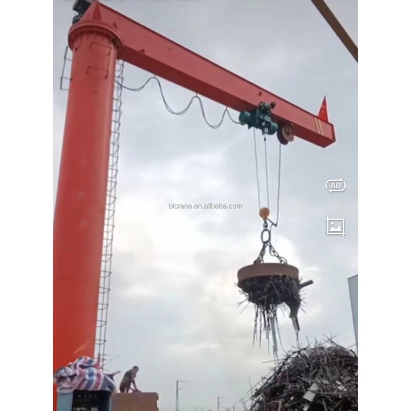 Jib Crane - Manufacturer BALANCE 1-5Ton 270° Electric Electromagnetic Sucker