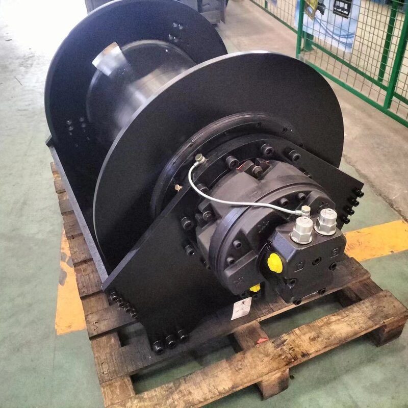 Hydraulic Winch - Manufacturer 24V Tractor Anchor Excavator Shrimp Boat Fishing