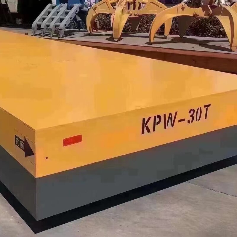 Electric Flat Car - Manufacturer 5-10Ton Custom 360° Rotate Battery Cargo