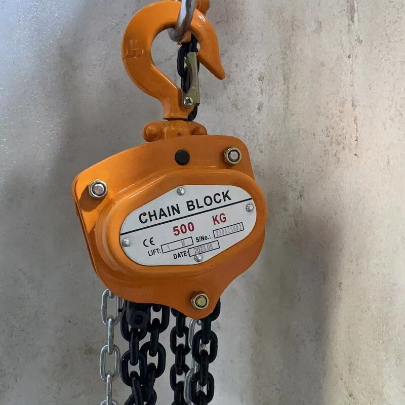Factory Direct High Quality 1T Hand Chain Hoist (VD Type) Manual Steel Chain Block for Lifting Heights of 3m and 6m
