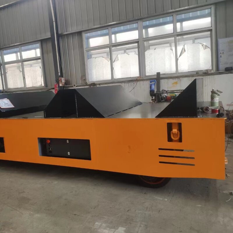 Electric Flat Car - Manufacturer 10Ton Lithium Battery Rail 4 Alloy Steel Wheels