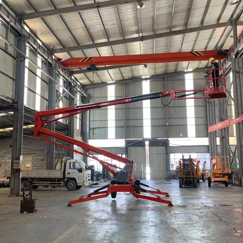 Scissor Lift - Manufacturer 8-12M Electric Crawler Motor Pump Aerial Work